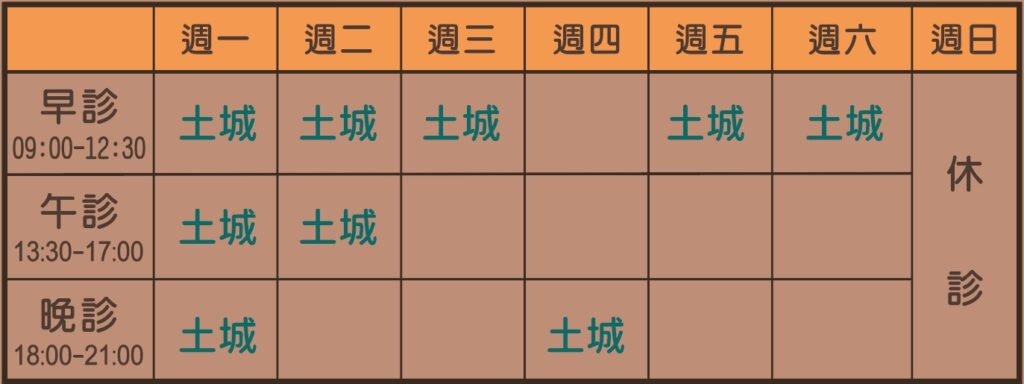 黃胤凱醫師3月診表