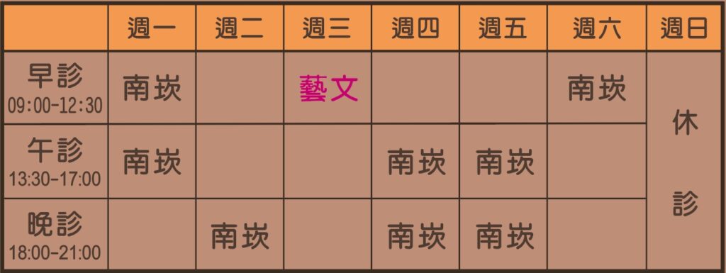 何韋德醫師114年12月診表